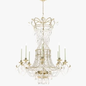 Classic Chandelier 3 3D Model_011